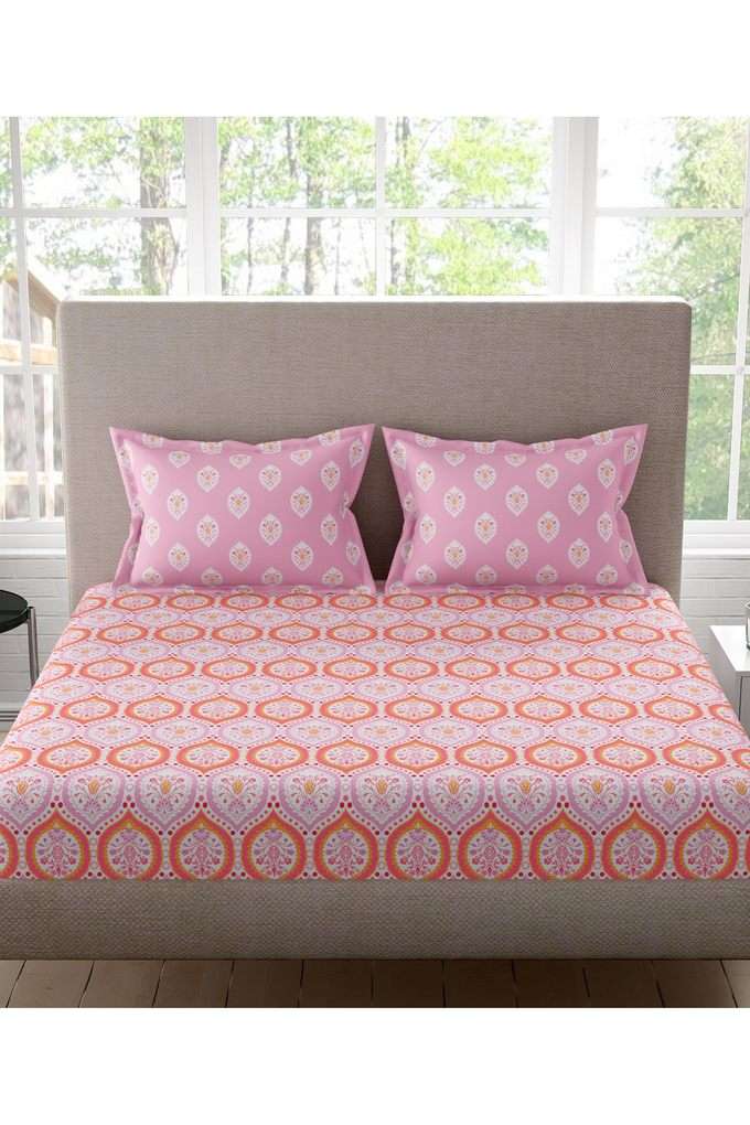 Sparkle-Cotton-Printed-Double-Double-Bedsheet-With-2-Pillow-Covers