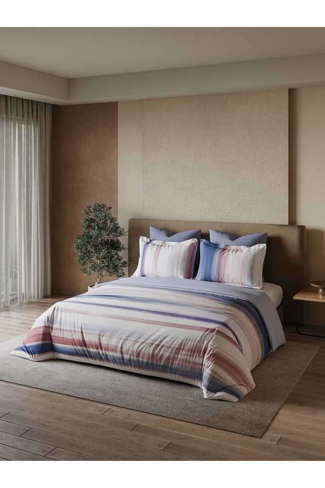 Modern-180-TC-Cotton-Double-Bedsheet-with-2-Pillow-Covers