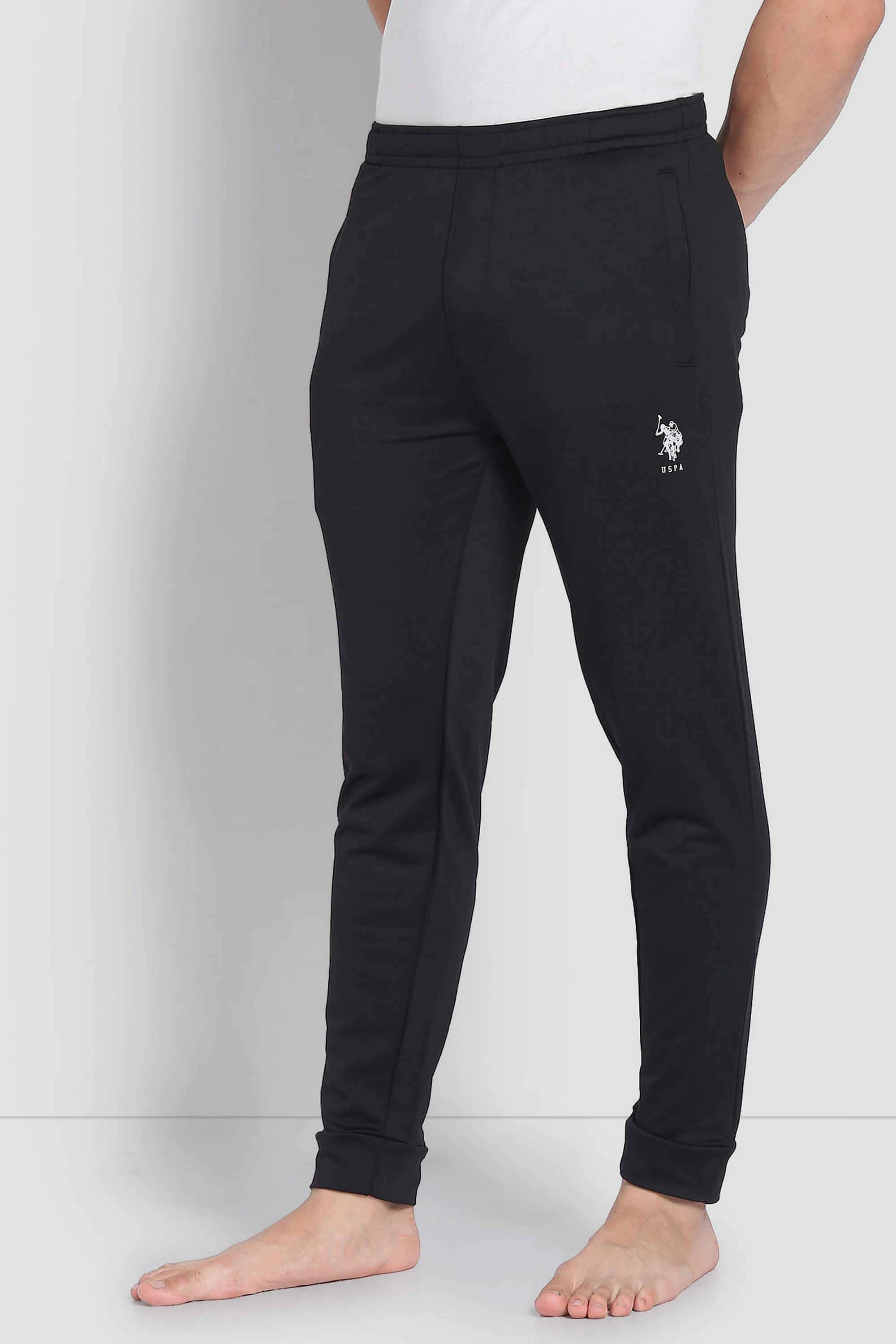 Solid-Blended-Fabric-Regular-fit-Men-s-Track-Pants