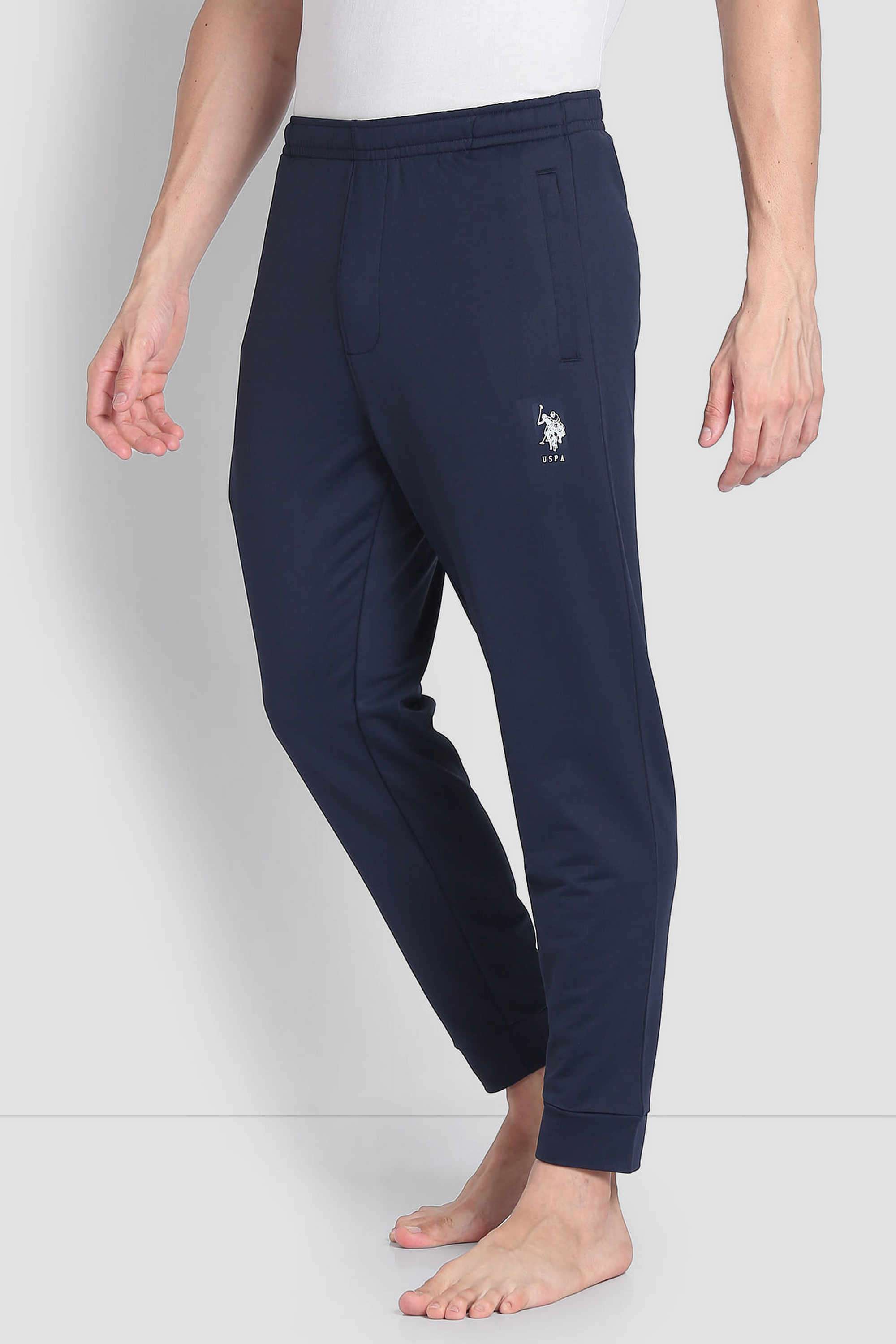 Solid-Blended-Fabric-Regular-fit-Men-s-Track-Pants