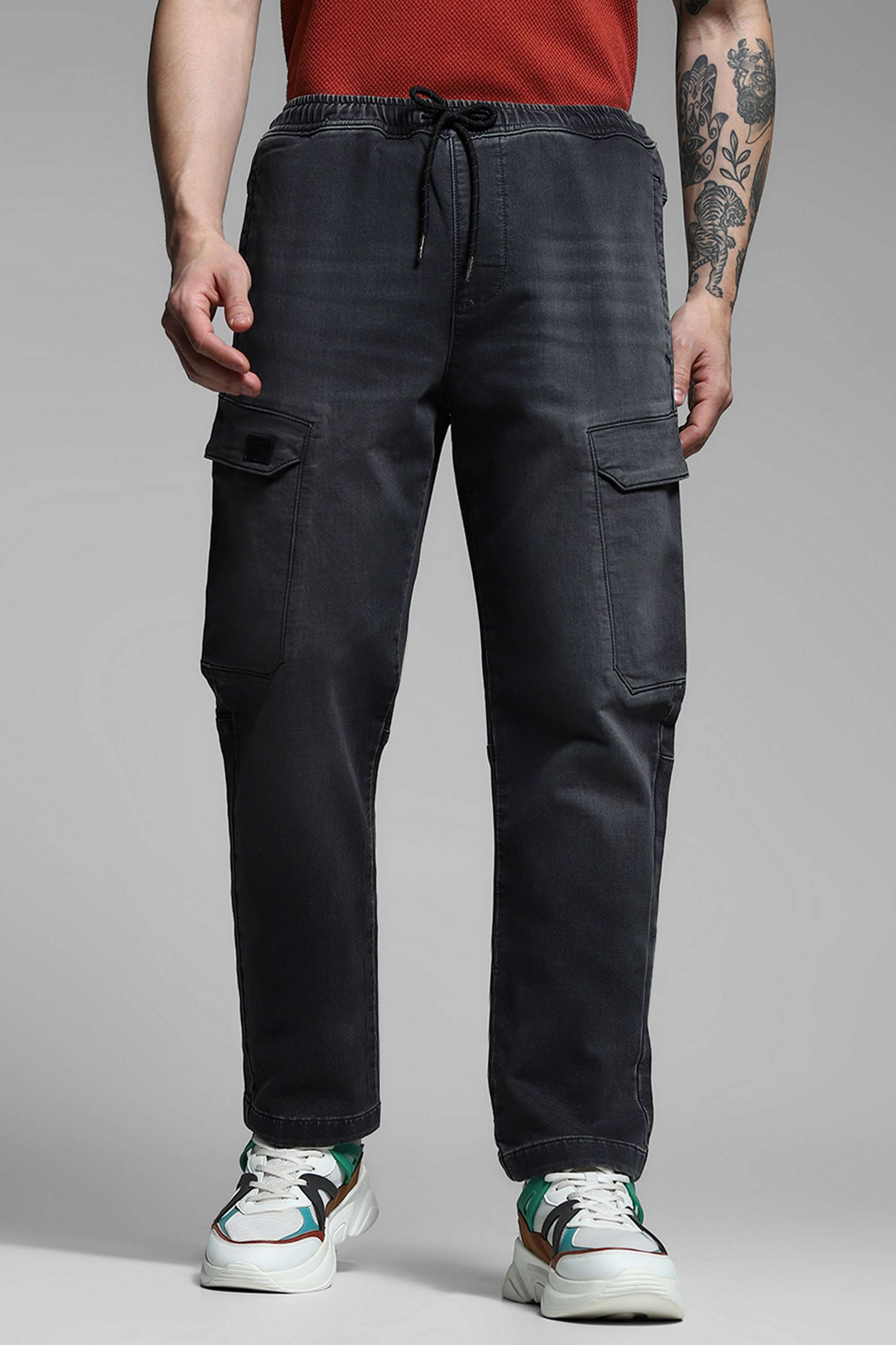 Light-Wash-Cotton-Solid-Men-s-Jeans