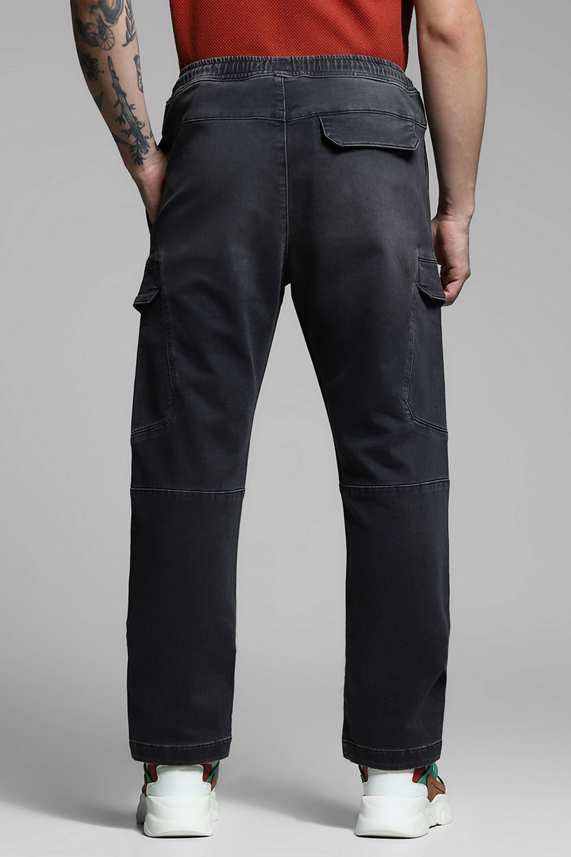 Light-Wash-Cotton-Solid-Men-s-Jeans