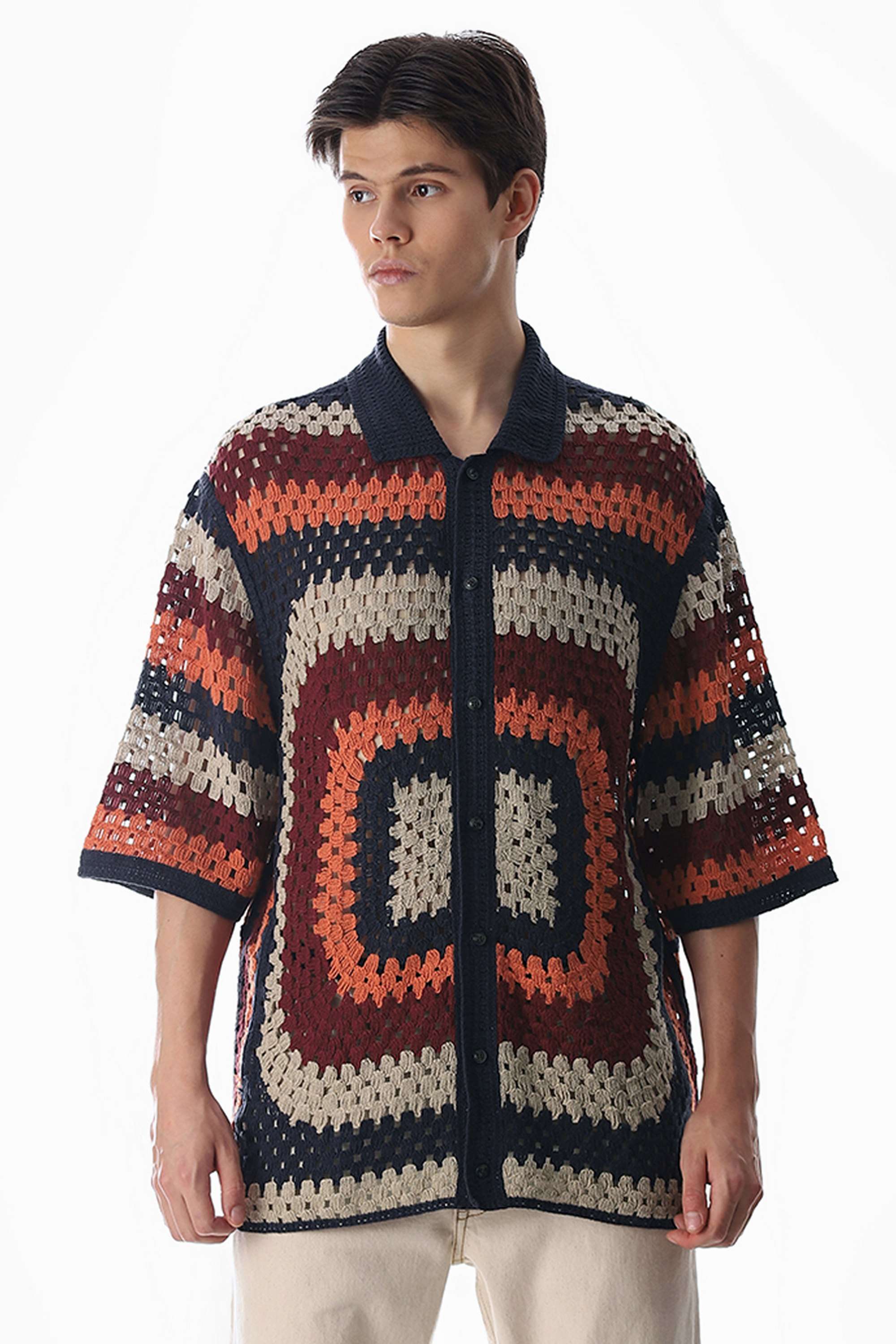 Textured-Cotton-Men-s-Shirt