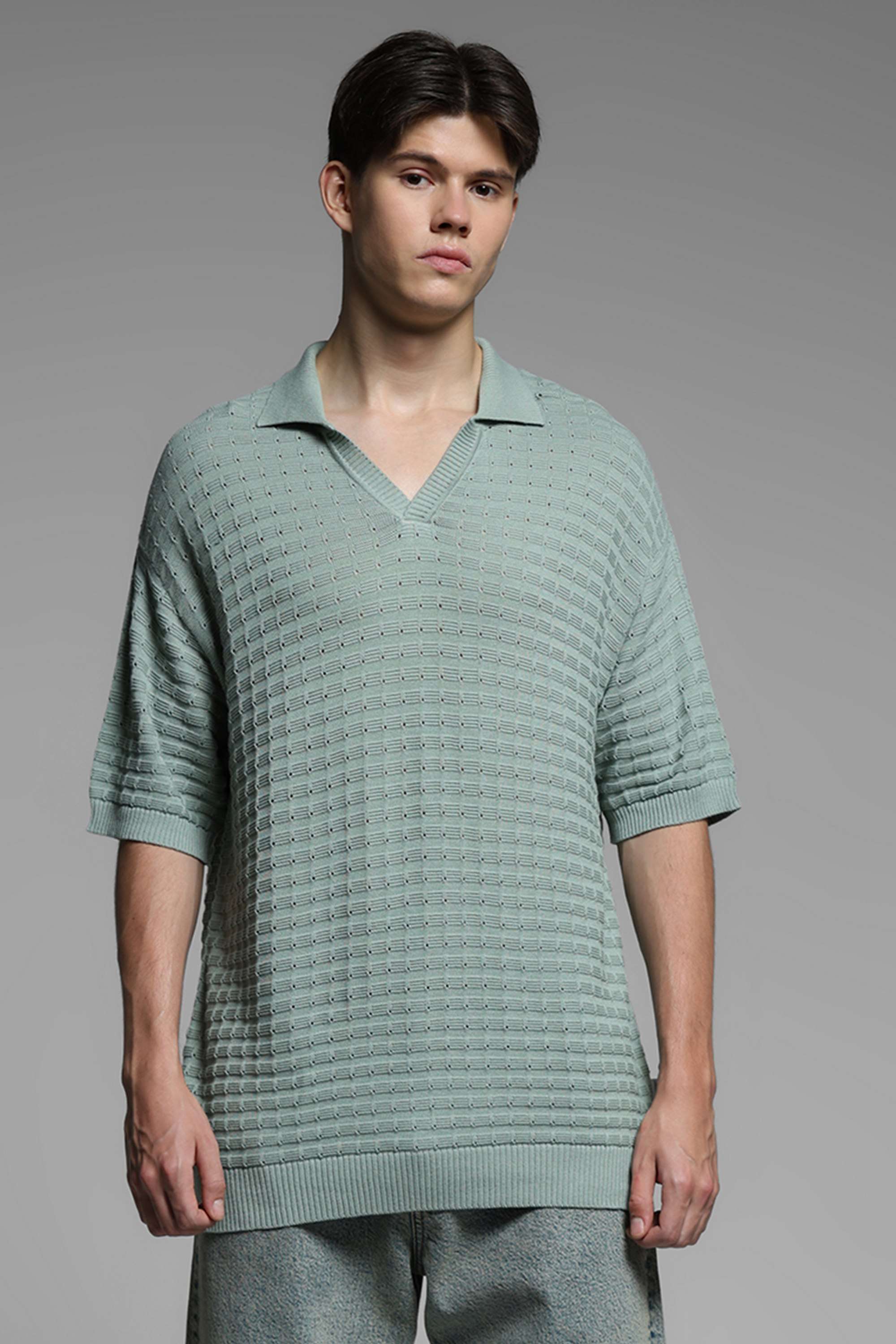 Textured-Cotton-Men-s-T-Shirt