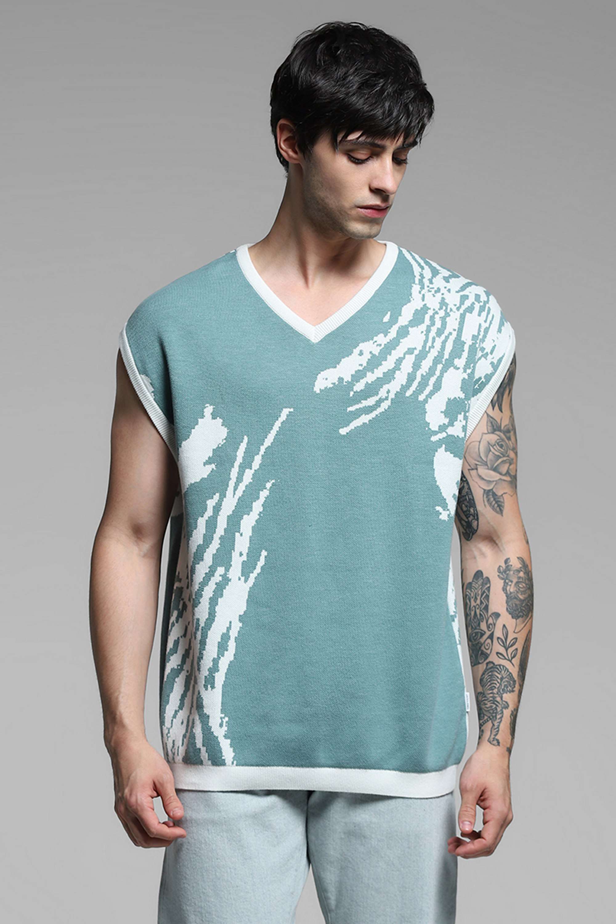Textured-Cotton-Men-s-T-Shirt