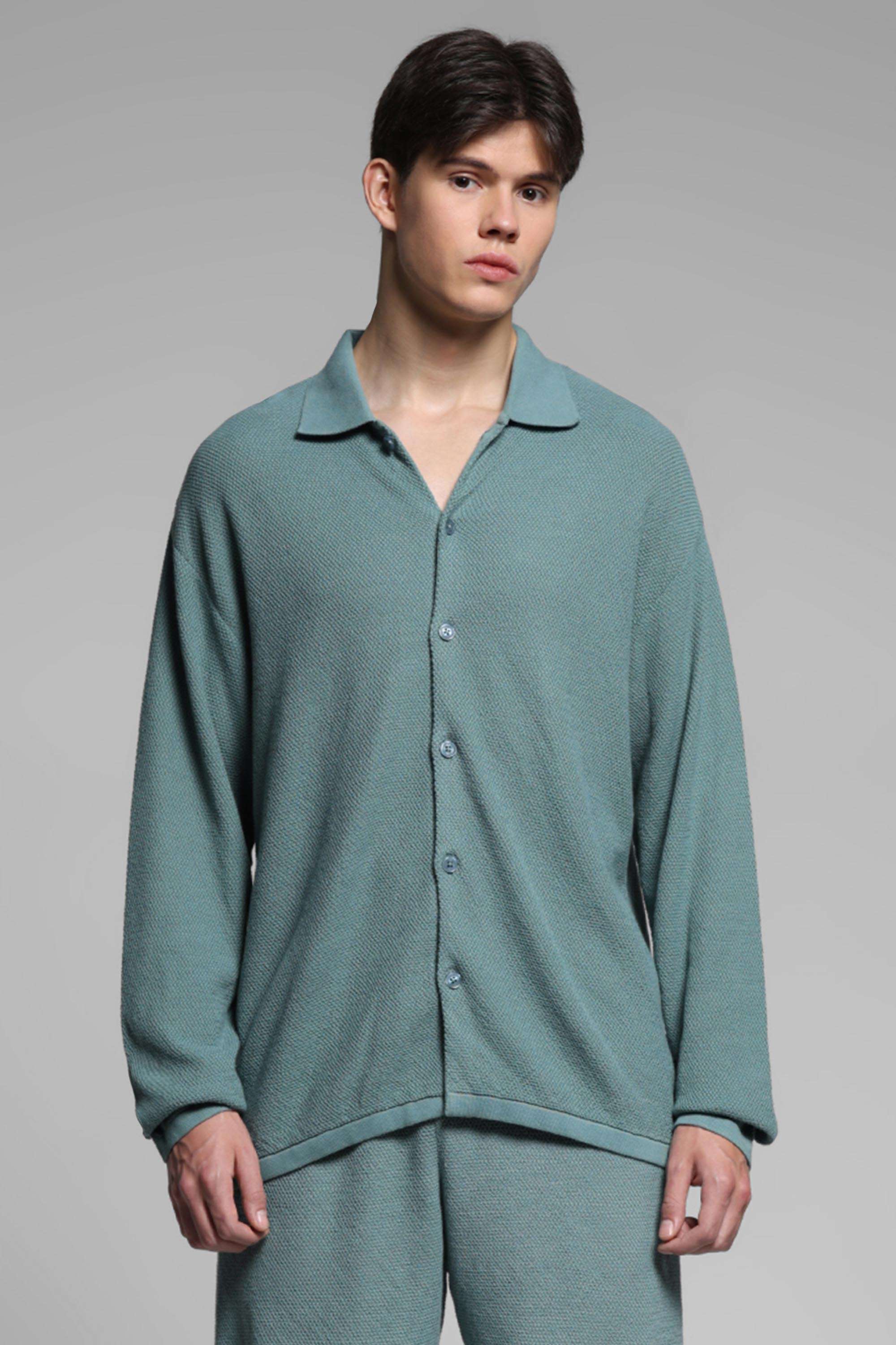 Solid-Cotton-Men-s-Shirt