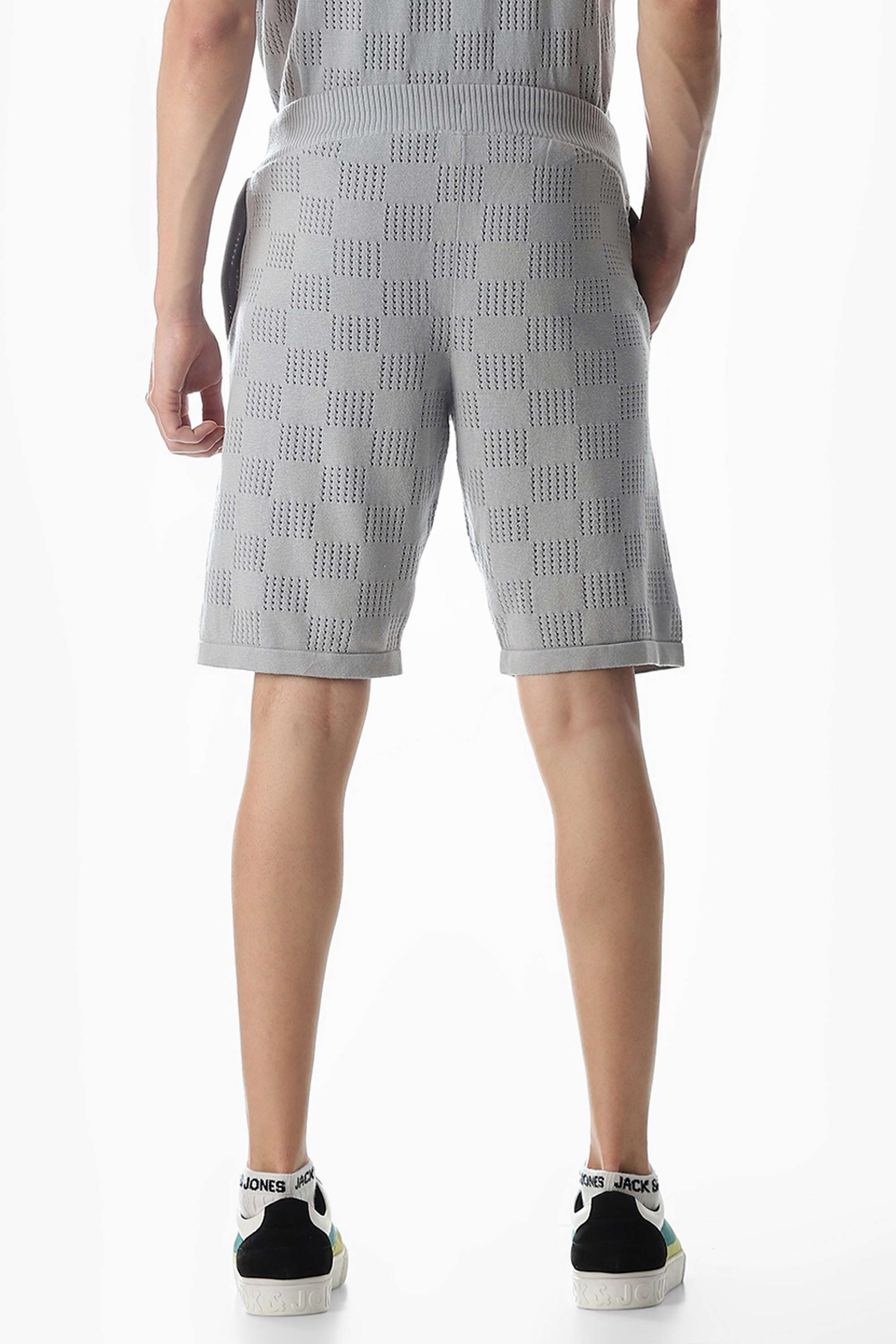 Solid-Cotton-Button-Men-s-Shorts