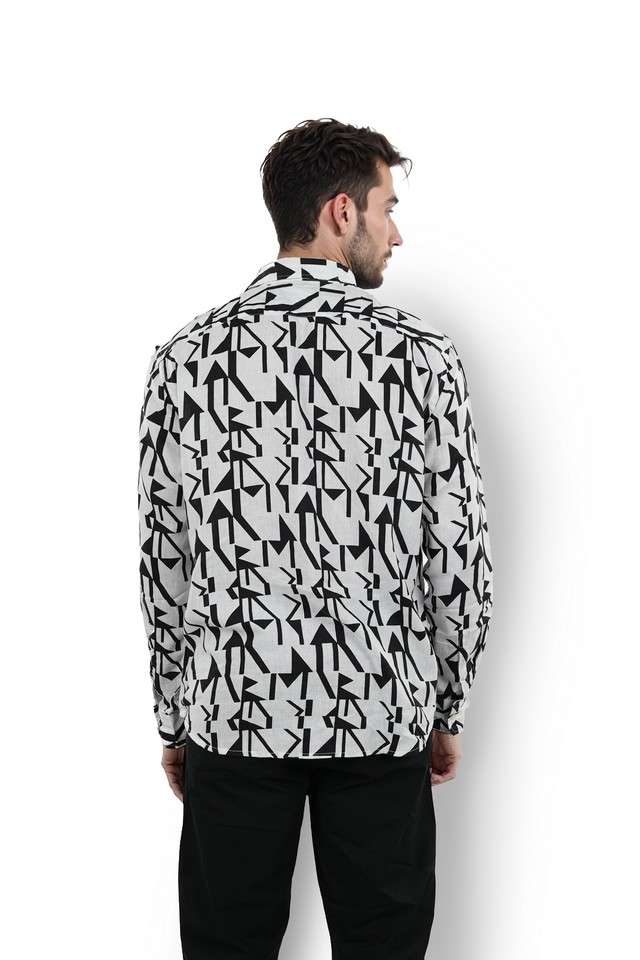 Printed-Blended-Fabric-Regular-Fit-Men-s-Casual-Shirt