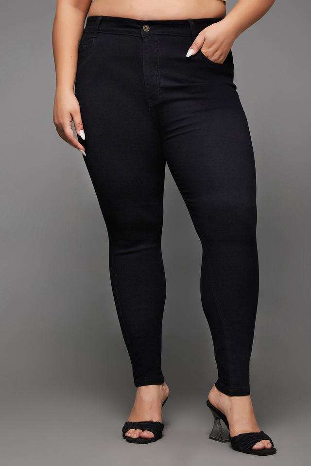 miss chase High Rise Heavy Wash Denim Skinny Fit Women's Jeans-picture-36