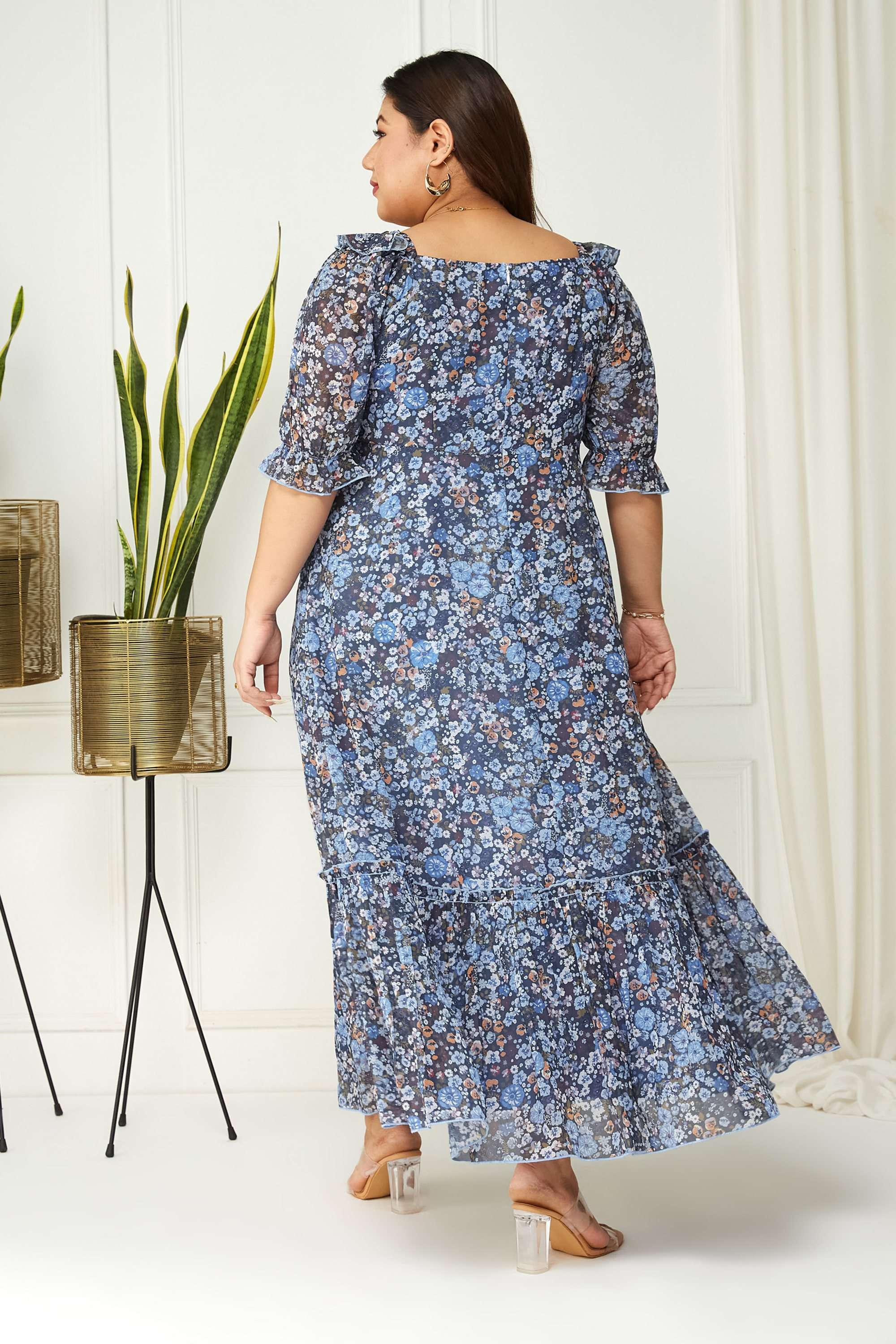 knee length dresses for ladies Asheville Dress Matisse Navy - Fair Trade Dresses main image 0