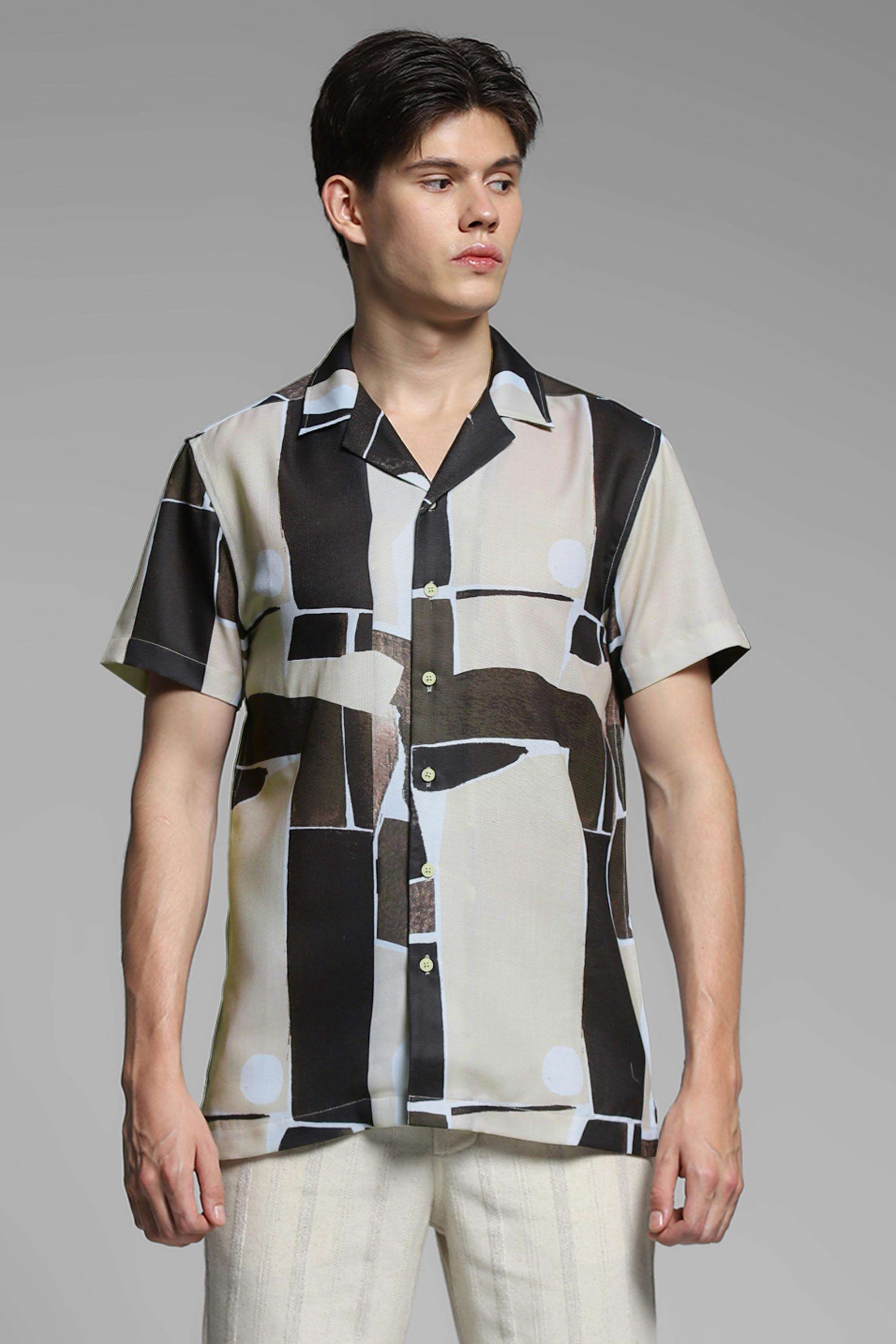 Solid-Cotton-Regular-Fit-Men-s-Casual-Shirt