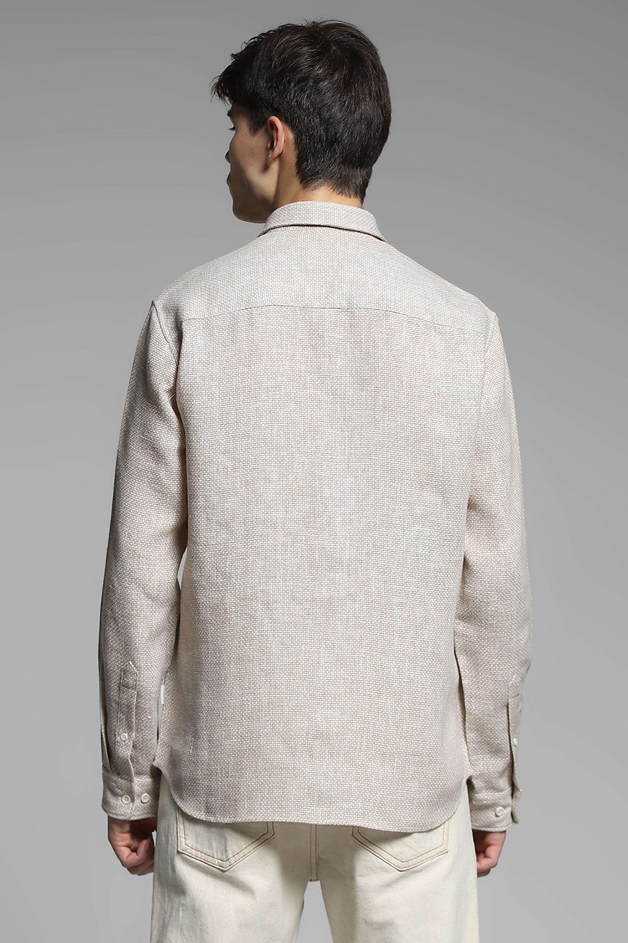 Solid-Cotton-Regular-Fit-Men-s-Casual-Shirt