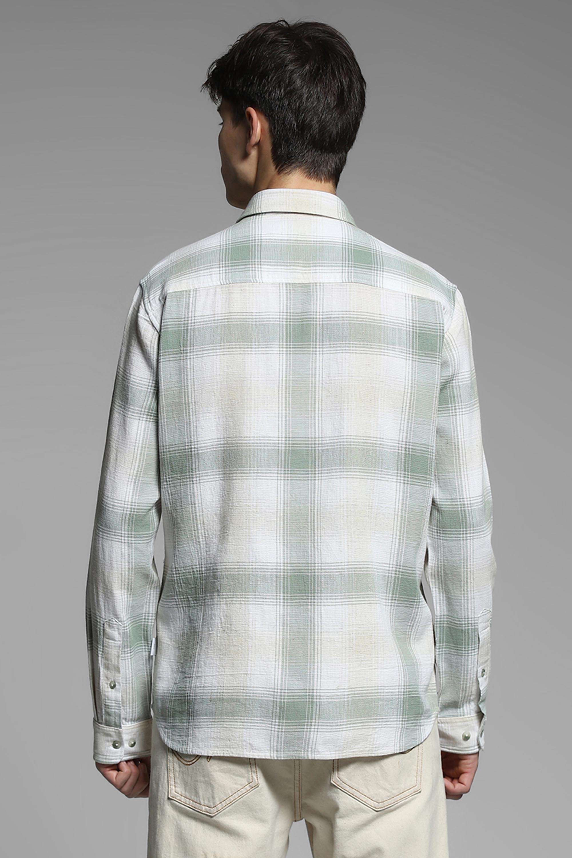 Solid-Cotton-Regular-Fit-Men-s-Casual-Shirt