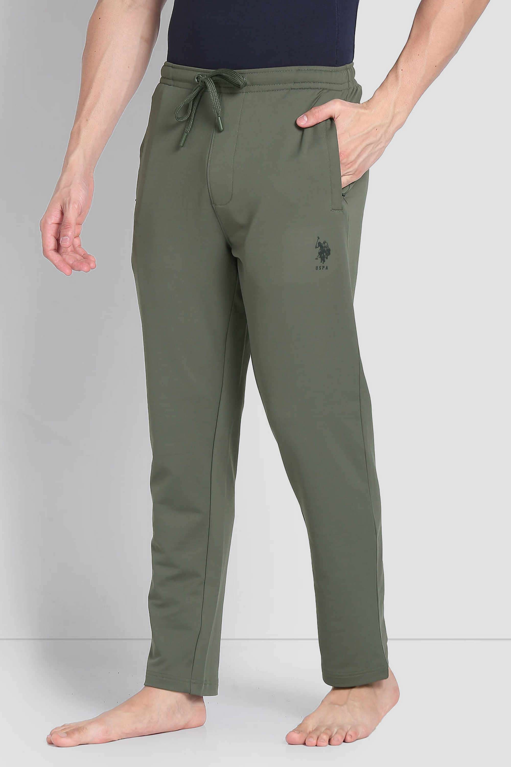 Solid-Blended-Fabric-Regular-fit-Men-s-Track-Pants