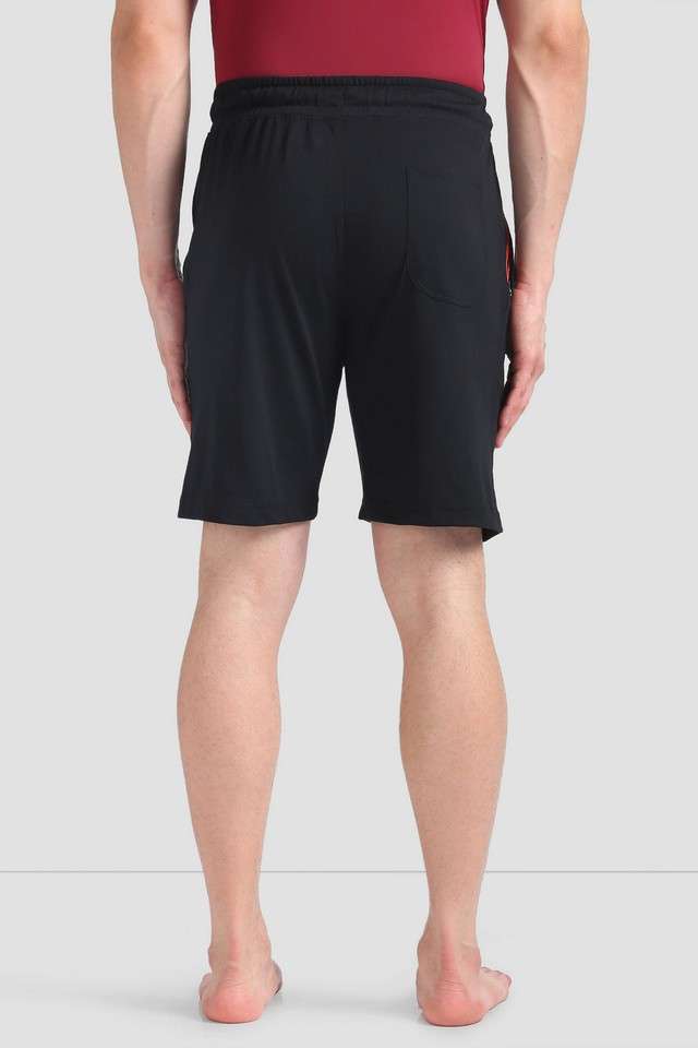 Solid-Cotton-Elastic-and-Drawstring-Closure-Men-s-Shorts