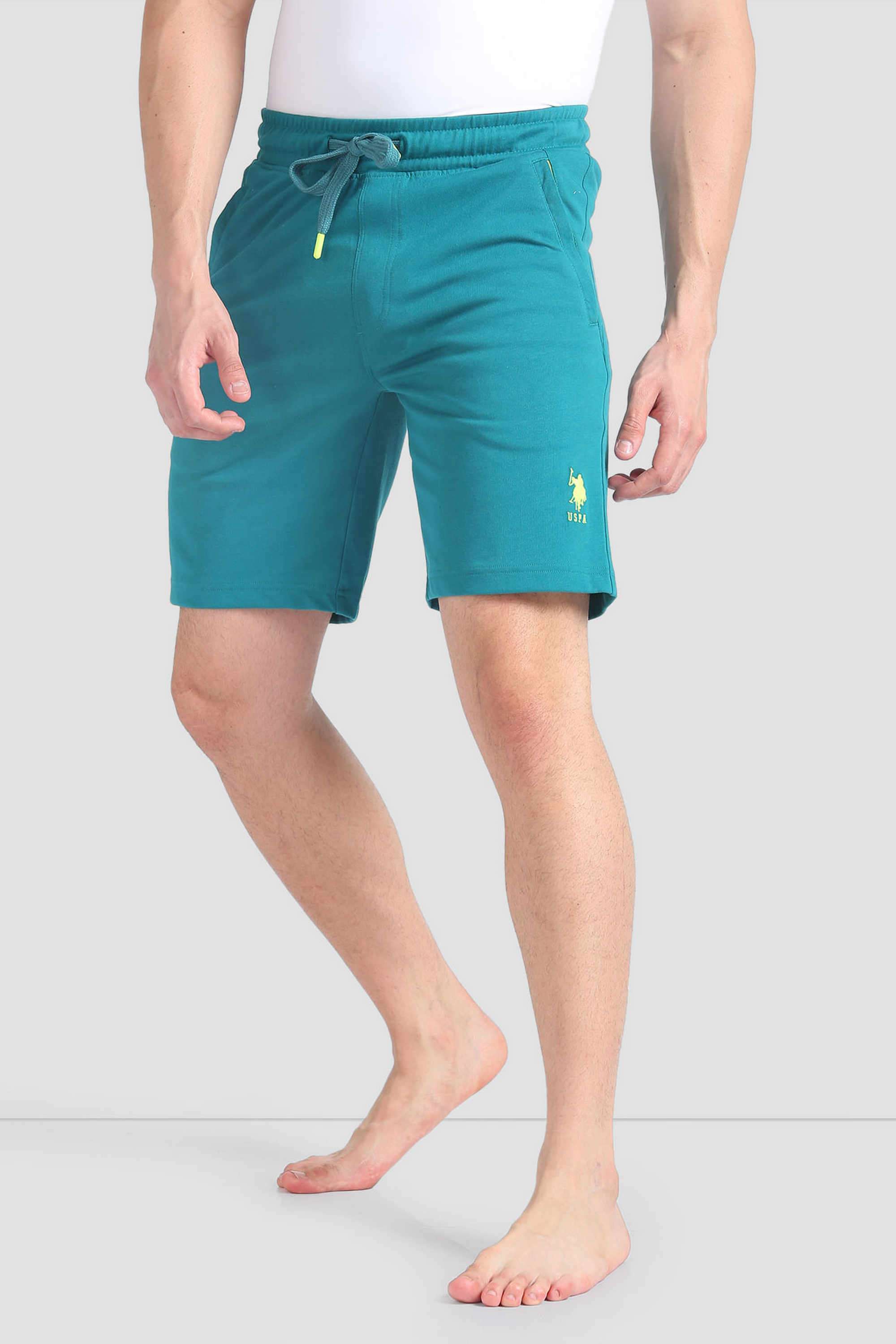Solid-Cotton-Regular-fit-Men-s-Shorts