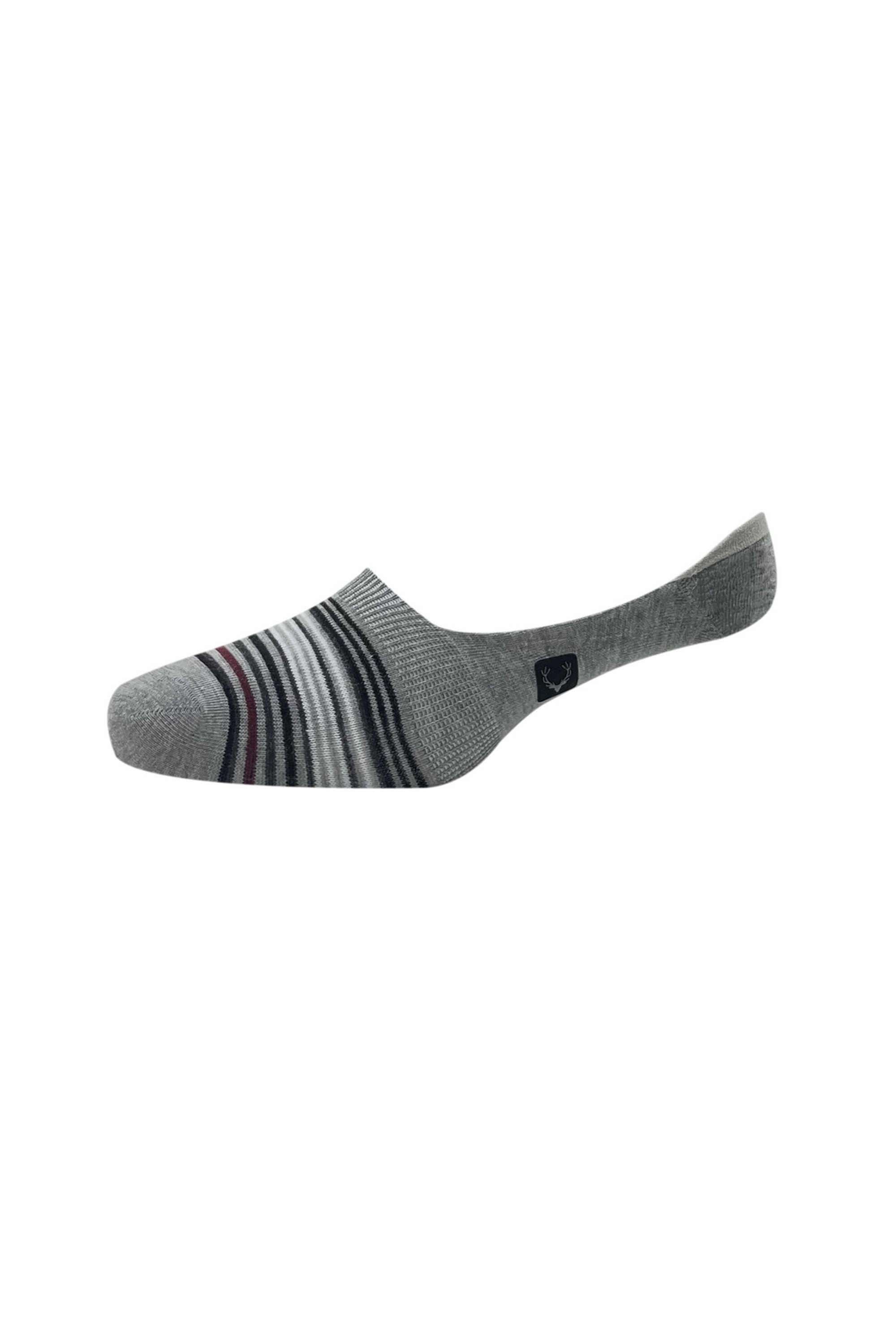 Stripes-Cotton-Nylon-Regular-Fit-Men-s-No-Show-Socks