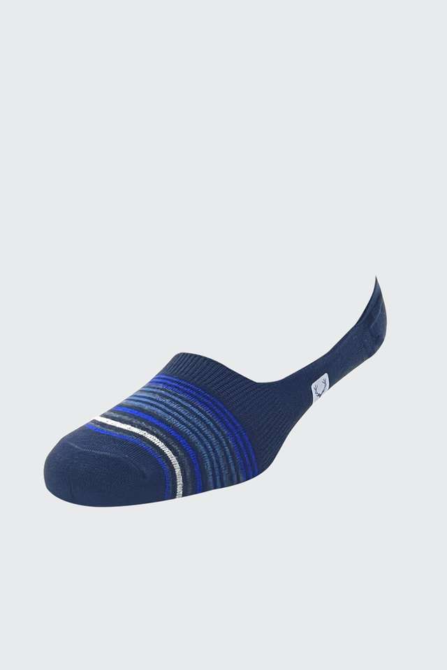 Stripes-Cotton-Nylon-Regular-Fit-Men-s-No-Show-Socks