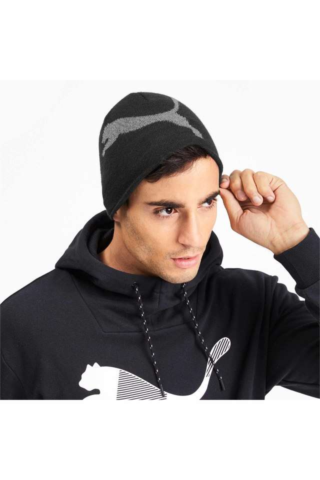 Buy Puma Black Unisex ESS Logo Beanie Shoppers Stop