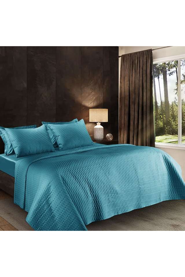 Crystal-Microfiber-Day-and-Night-Bedcover-for-Double-Bed-90-x-108-Inch---Pacific