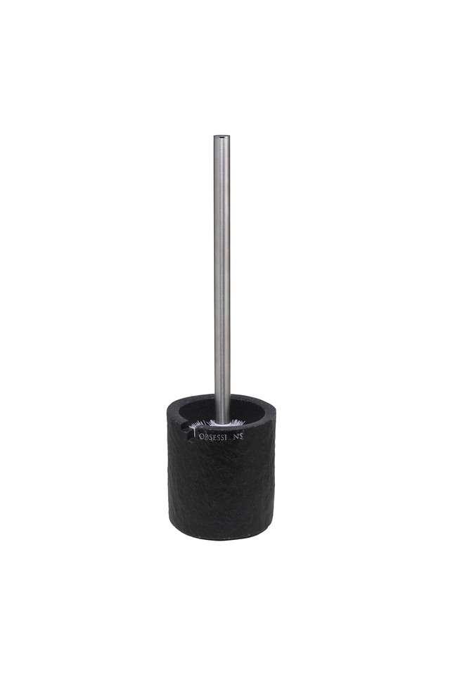 Obsessions-Alvina-Toiletbrush-with-Holder-L-10.2-x-W-10.2-x-H-12-cm---Black