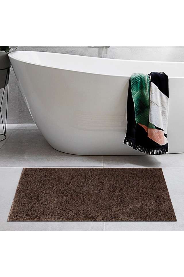 Anti-skid-Cotton-Bathmat-(L)70-x-(W)50-cm-Chocolate