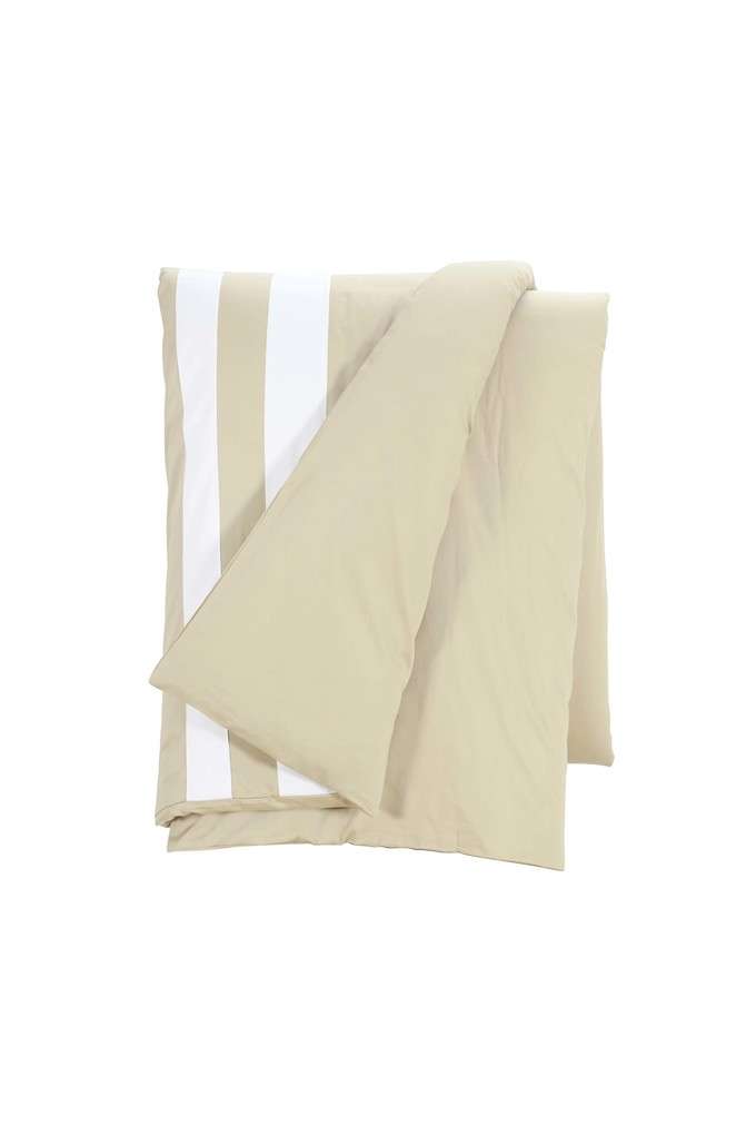 Botanic-Cotton-550-Thread-Count-King-Size-Quilt-Cover-with-Corner-Loops-And-Openable-Zipper-(90-x-108-Inches)---Gold