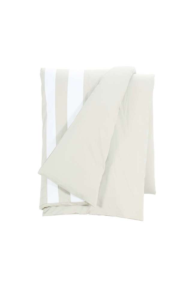 Botanic-Cotton-550-Thread-Count-King-Size-Quilt-Cover-with-Corner-Loops-And-Openable-Zipper-(90-x-108-Inches)---White