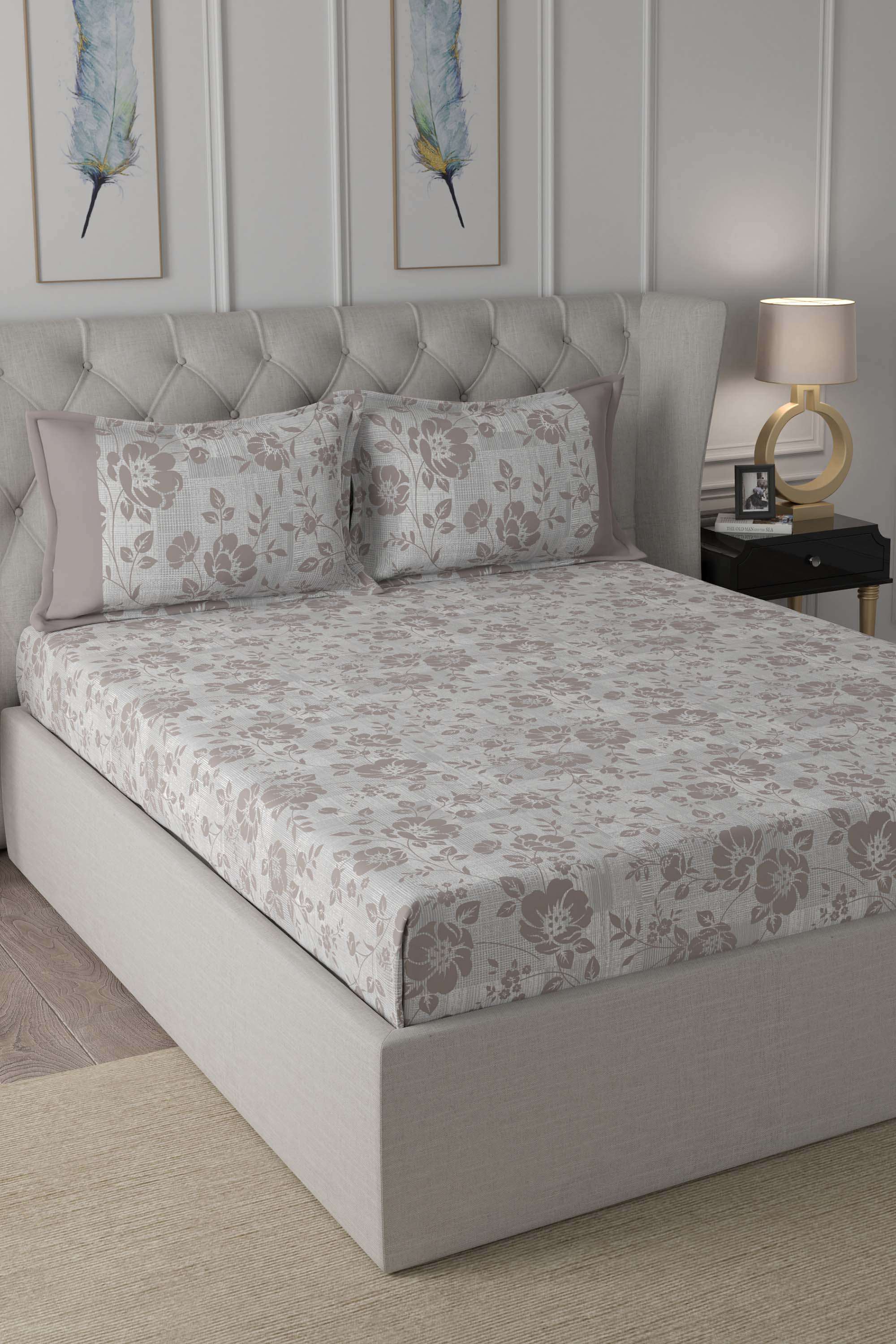 Backyard-Patio-Cotton-Floral-200-TC-Single-Bedsheets