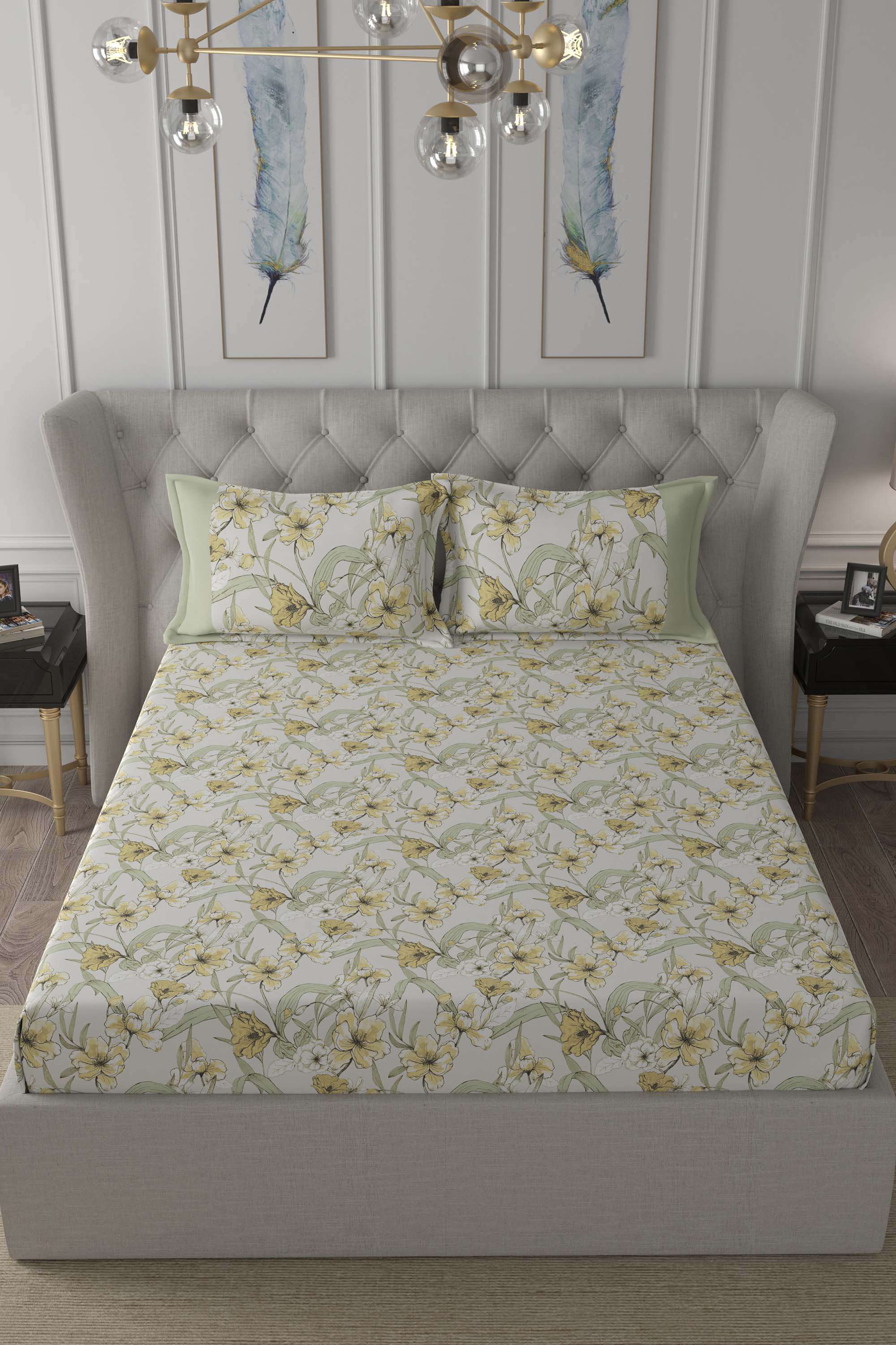 Backyard-Patio-Cotton-Abstract-200-TC-Single-Bedsheets
