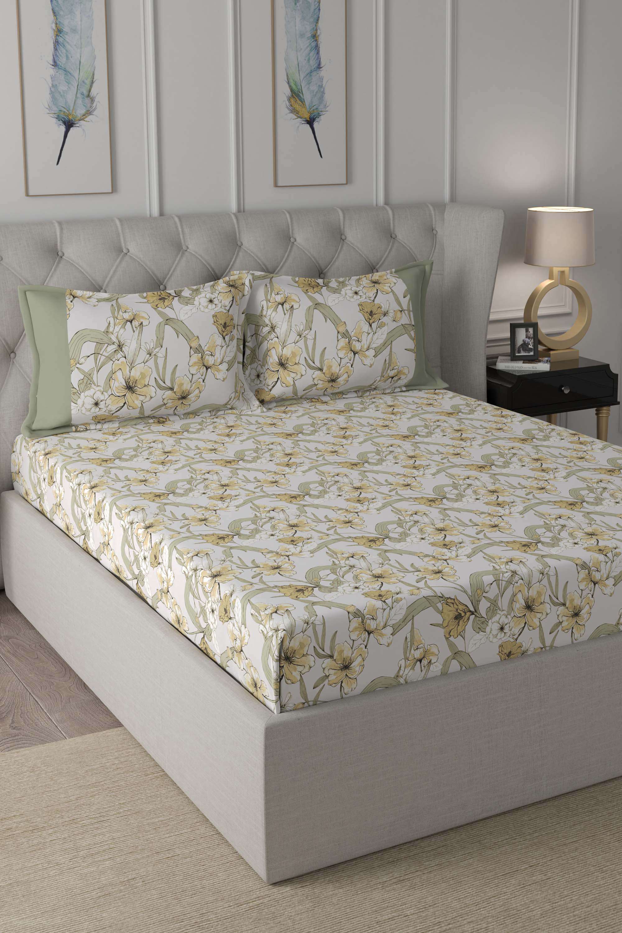 Backyard-Patio-Cotton-Abstract-200-TC-Single-Bedsheets