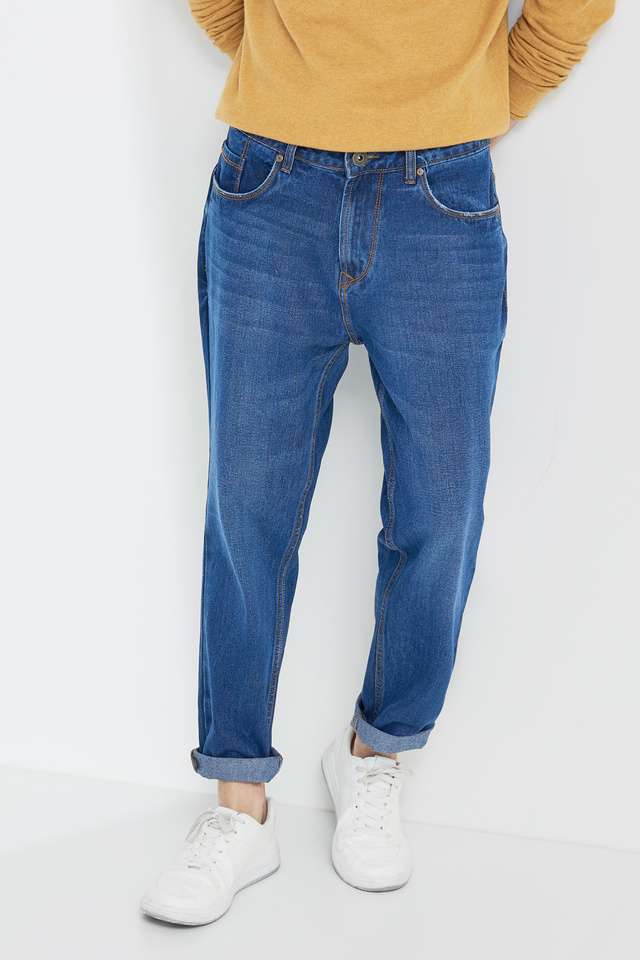 Mid-Wash-Cotton-Blend-Relaxed-Fit-Men-s-Jeans