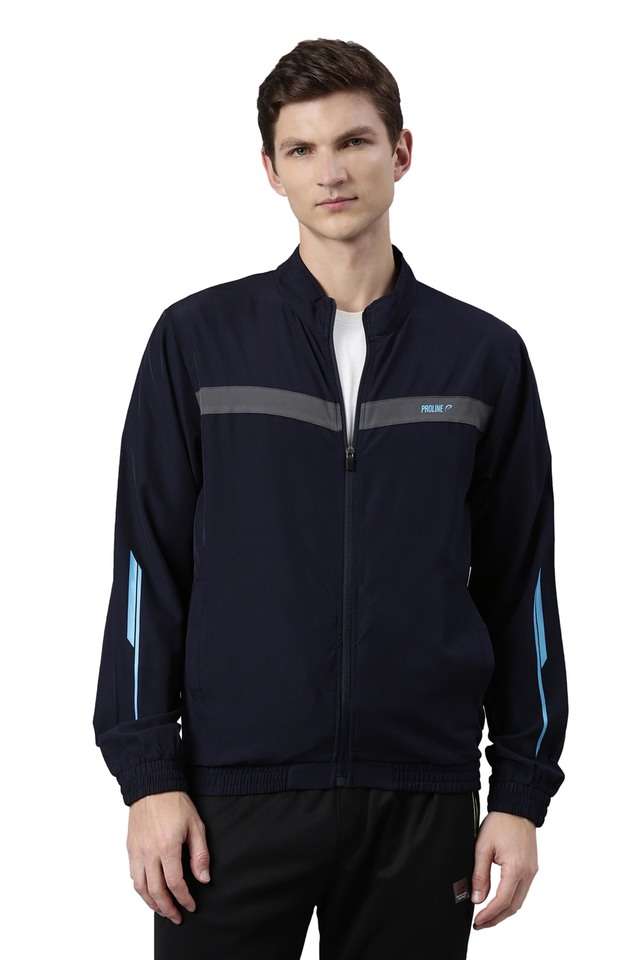 Solid-Polyester-Regular-Fit-Men-Jacket