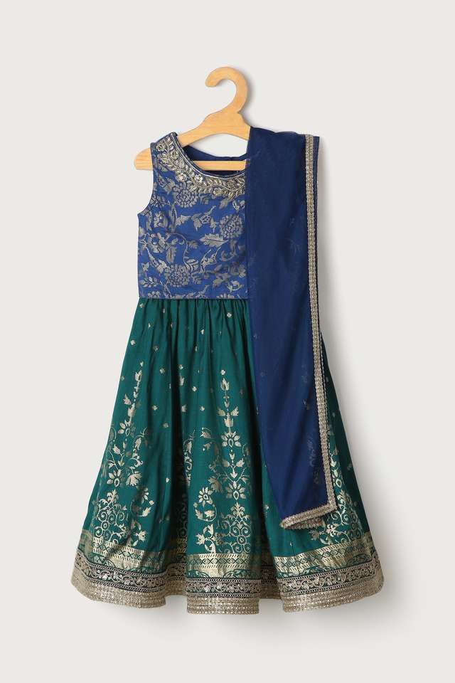 Printed-Silk-Regular-Fit-Girls-Ghagra-Choli-Dupatta-Set