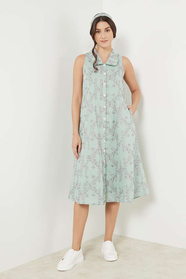 Embroidered-Round-Neck-Blended-Women-s-Midi-Dress