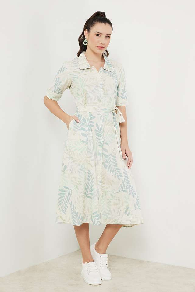 Printed-Cotton-Flex-Peter-Pan-Collar-Women-s-Ethnic-Dress