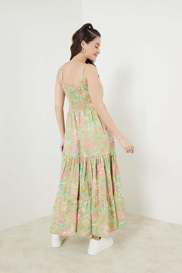 Printed-Cotton-Flex-V-Neck-Women-s-Ethnic-Dress