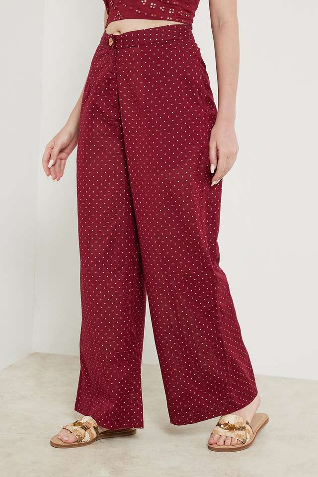 Solid-Cotton-Flex-Regular-Fit-Women-s-Palazzo