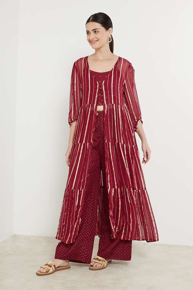 Solid-Georgette-Women-s-Casual-Wear-Shrug