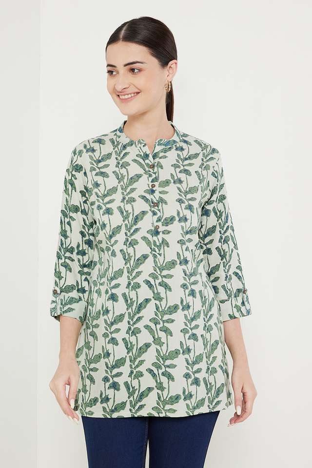 Printed-Rayon-Mandarin-Women-s-Tunic