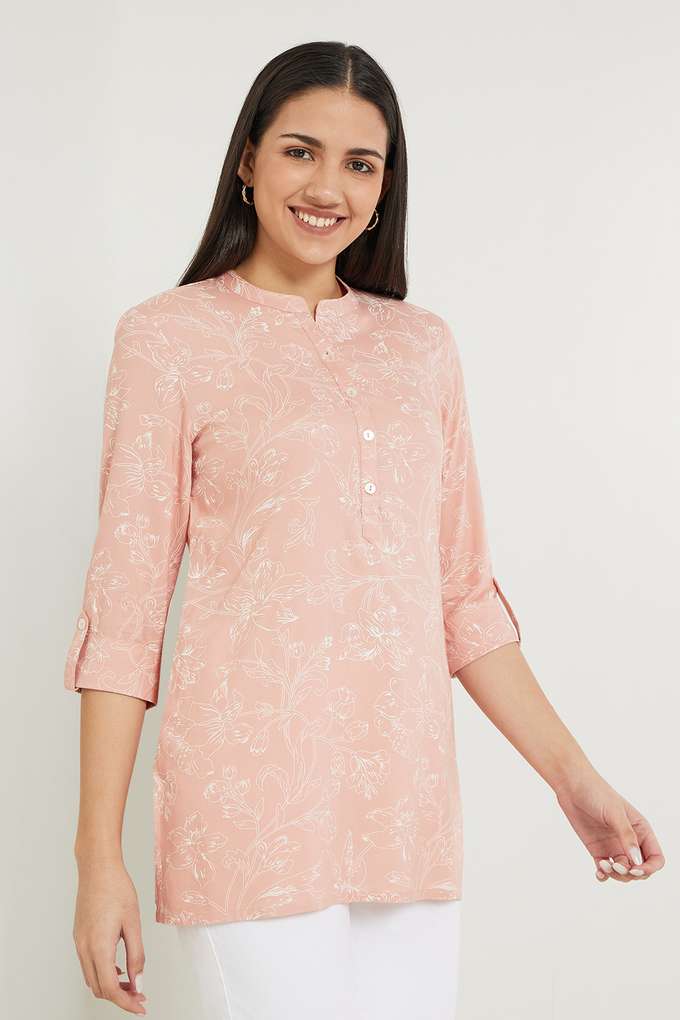 Printed-Rayon-Mandarin-Women-s-Tunic