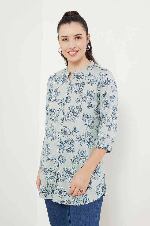 Printed-Rayon-Mandarin-Women-s-Tunic