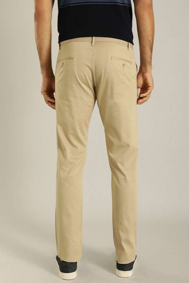 Solid-Cotton-Blend-Slim-Fit-Men-Casual-Wear-Trouser