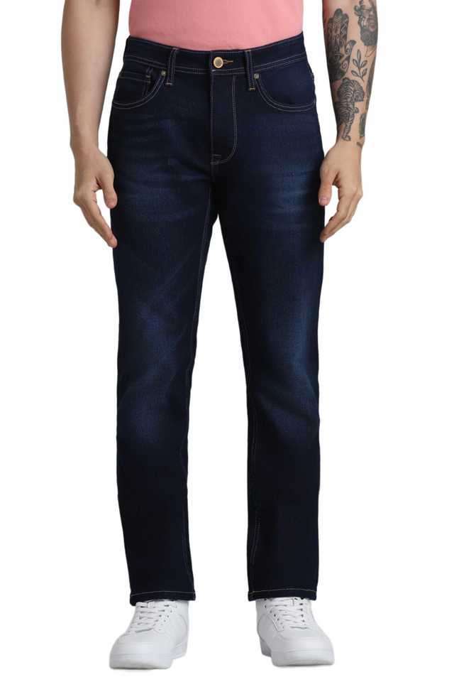 Mid-Wash-Cotton-Slim-Fit-Men-s-Jeans