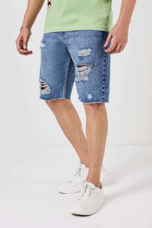 Solid-Blended-Slim-Fit-Men-s-Shorts