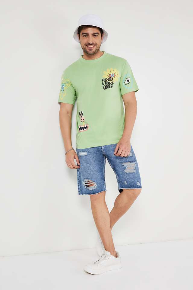 Solid-Blended-Slim-Fit-Men-s-Shorts