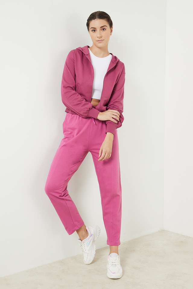 Solid-Hooded-Cotton-Women-Sweatshirt