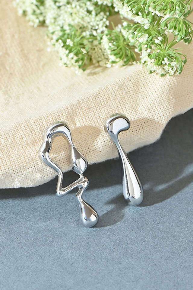 Silver-Plated-Drop-Style-Dangler-Earrings-For-Women