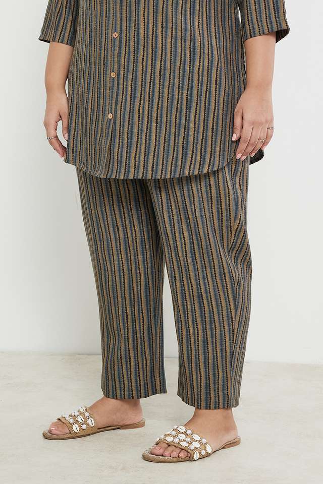 Plus-Size-Printed-Ankle-Length-Viscose-Blend-Women-s-Palazzo