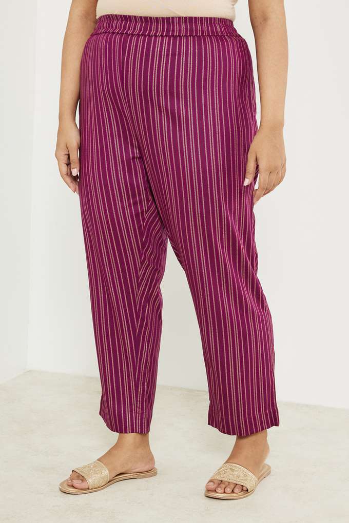 Plus-Size-Printed-Ankle-Length-Rayon-Women-s-Palazzo